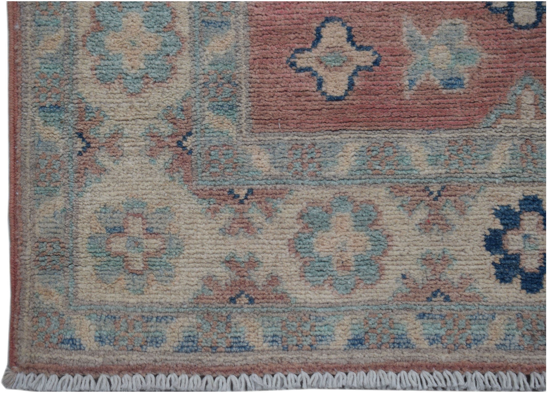 Handmade Afghan Kazakh Hallway Runner | 289 x 81 cm | 9'6" x 2'9" - Najaf Rugs & Textile