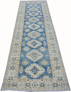 Handmade Afghan Kazakh Hallway Runner | 290 x 77 cm | 9'6" x 2'6" - Najaf Rugs & Textile