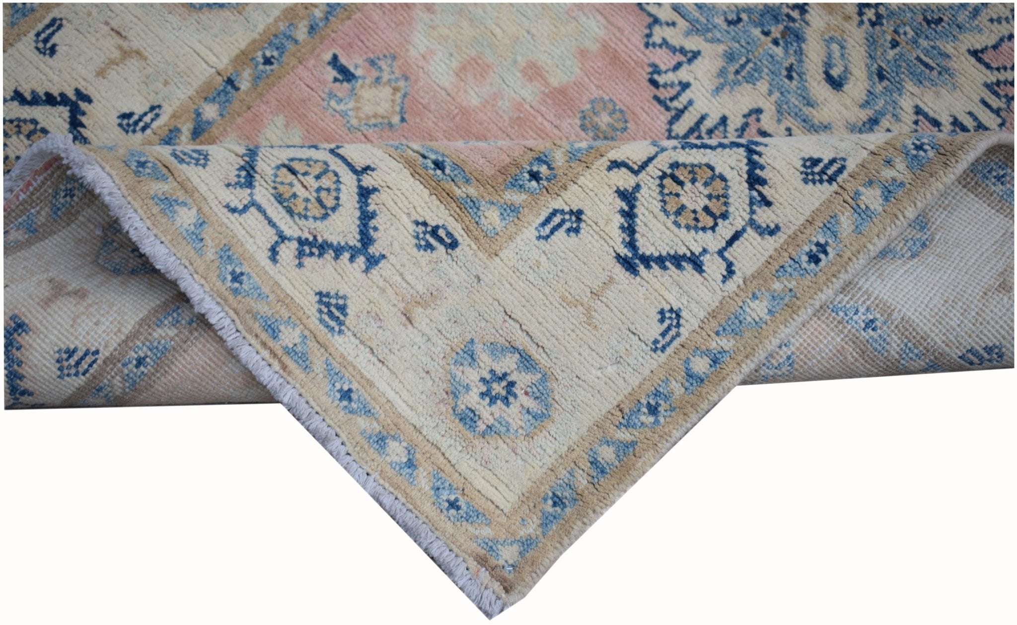 Handmade Afghan Kazakh Hallway Runner | 292 x 77 cm | 9'7" x 2'7" - Najaf Rugs & Textile