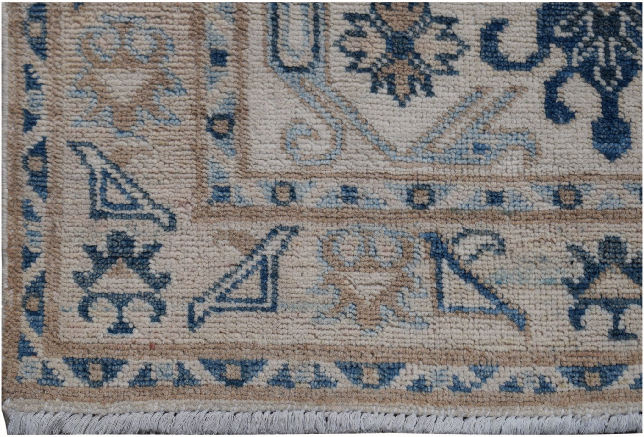 Handmade Afghan Kazakh Hallway Runner | 292 x 77 cm | 9'7" x 2'7" - Najaf Rugs & Textile