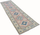 Handmade Afghan Kazakh Hallway Runner | 292 x 77 cm | 9'7" x 2'7" - Najaf Rugs & Textile