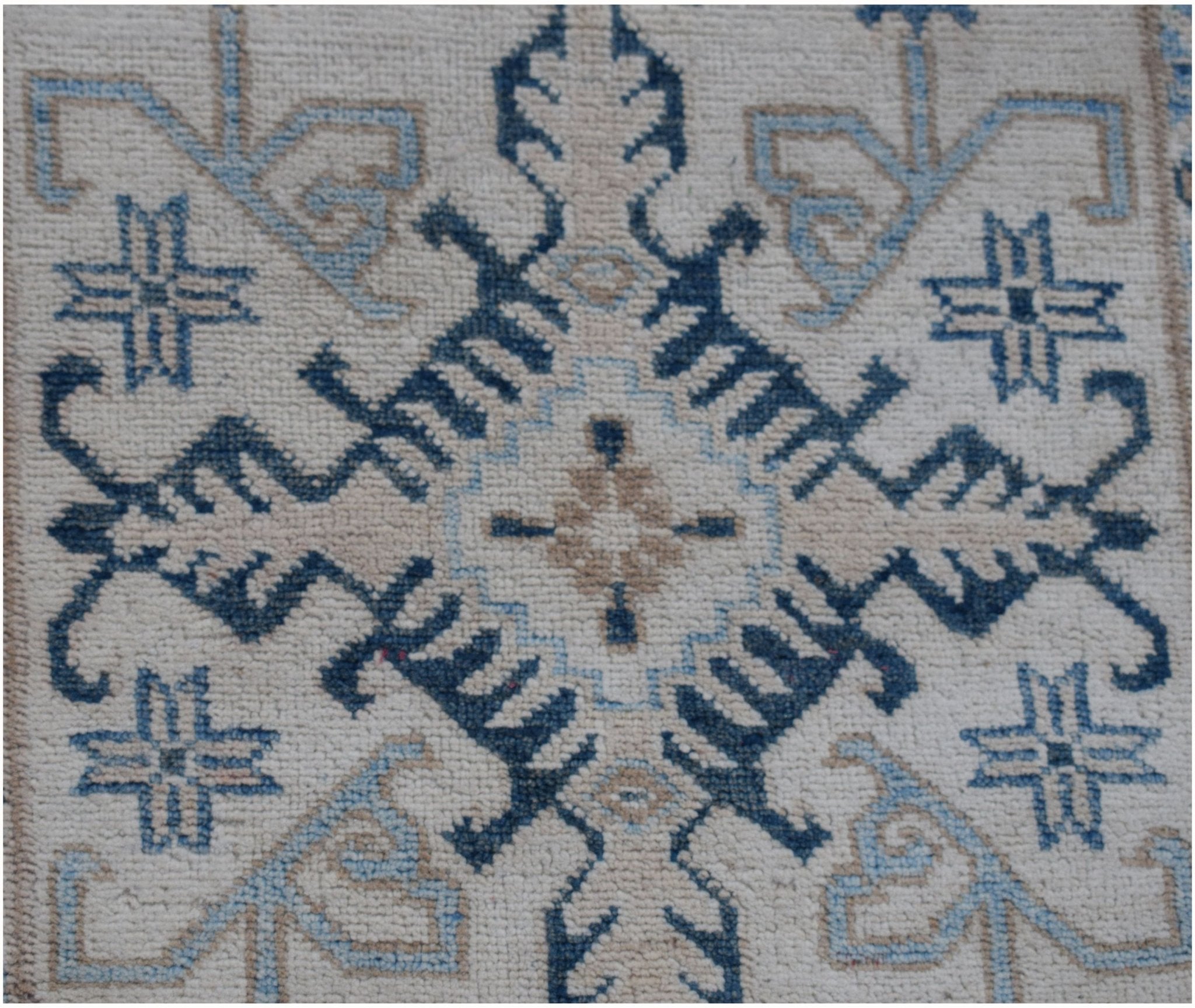 Handmade Afghan Kazakh Hallway Runner | 292 x 77 cm | 9'7" x 2'7" - Najaf Rugs & Textile