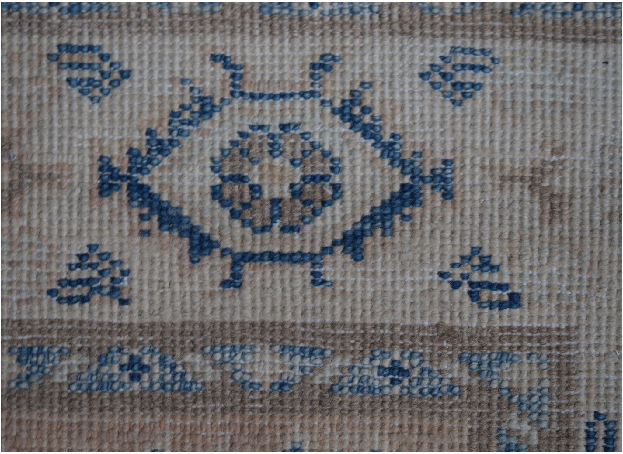 Handmade Afghan Kazakh Hallway Runner | 292 x 77 cm | 9'7" x 2'7" - Najaf Rugs & Textile