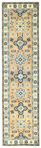 Handmade Afghan Kazakh Hallway Runner | 292 x 79 cm | 9'5" x 2'6" - Najaf Rugs & Textile