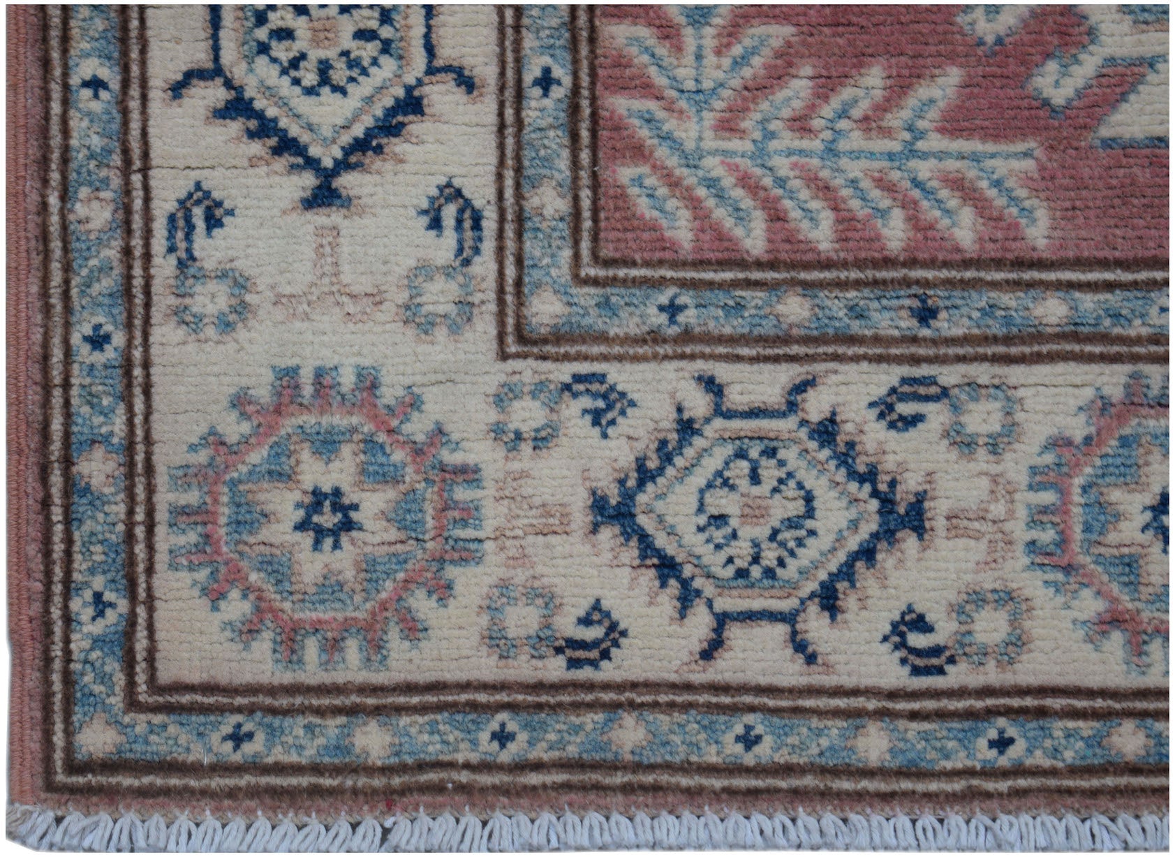 Handmade Afghan Kazakh Hallway Runner | 292 x 79 cm | 9'7" x 2'8" - Najaf Rugs & Textile