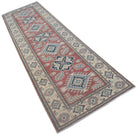 Handmade Afghan Kazakh Hallway Runner | 292 x 79 cm | 9'7" x 2'8" - Najaf Rugs & Textile