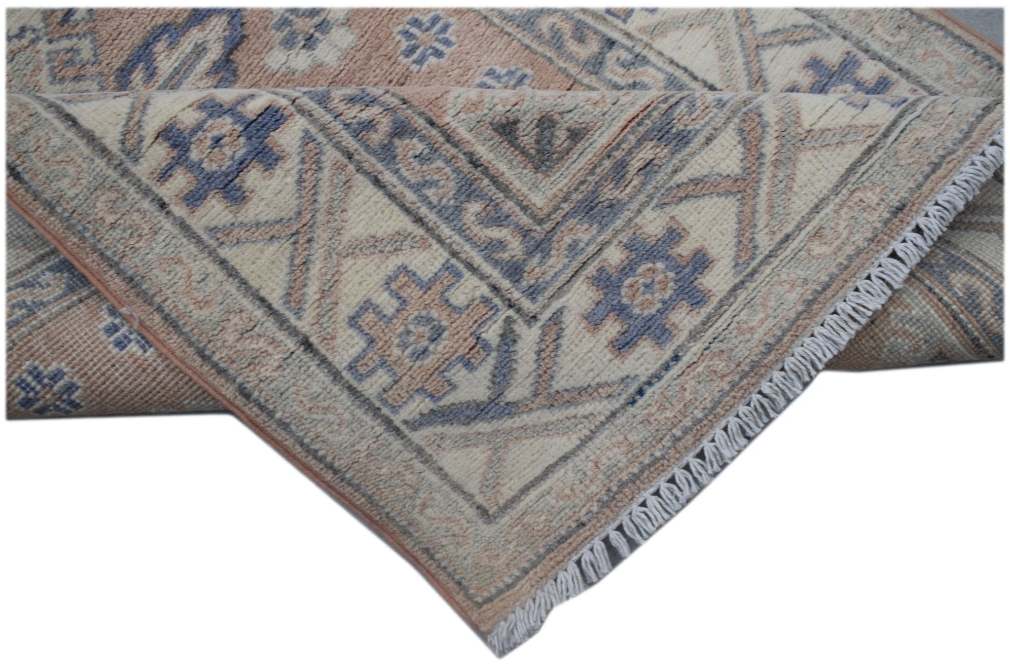 Handmade Afghan Kazakh Hallway Runner | 293 x 77 cm | 9'7" x 2'7" - Najaf Rugs & Textile