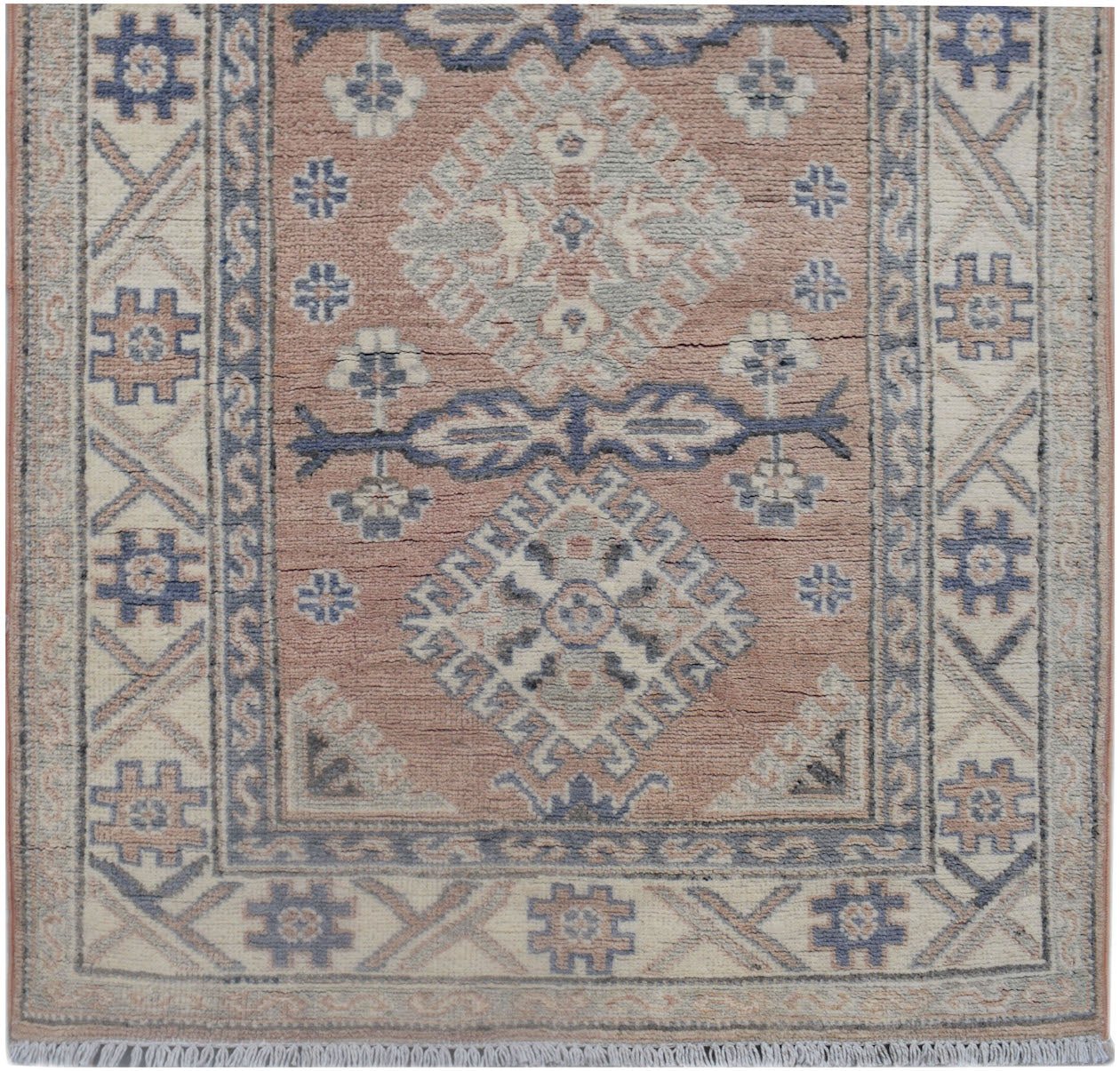 Handmade Afghan Kazakh Hallway Runner | 293 x 77 cm | 9'7" x 2'7" - Najaf Rugs & Textile