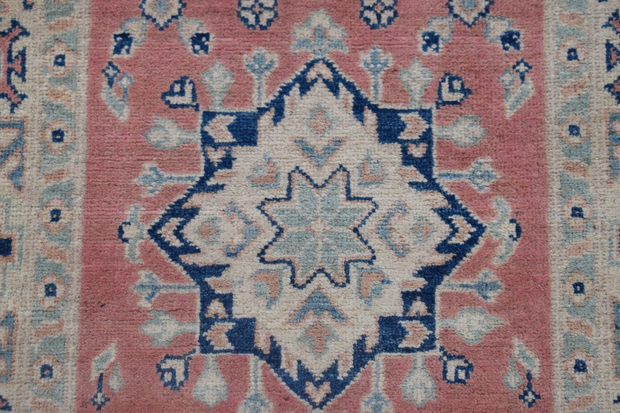 Handmade Afghan Kazakh Hallway Runner | 294 x 85 cm | 9'8" x 2'9" - Najaf Rugs & Textile