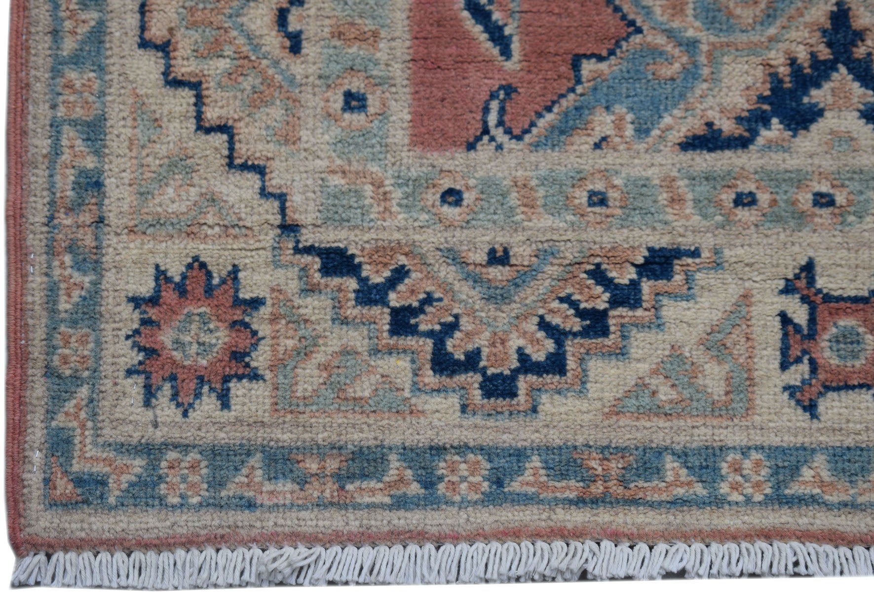 Handmade Afghan Kazakh Hallway Runner | 294 x 85 cm | 9'8" x 2'9" - Najaf Rugs & Textile