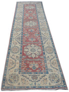 Handmade Afghan Kazakh Hallway Runner | 295 x 80 cm | 9'8" x 2'8" - Najaf Rugs & Textile