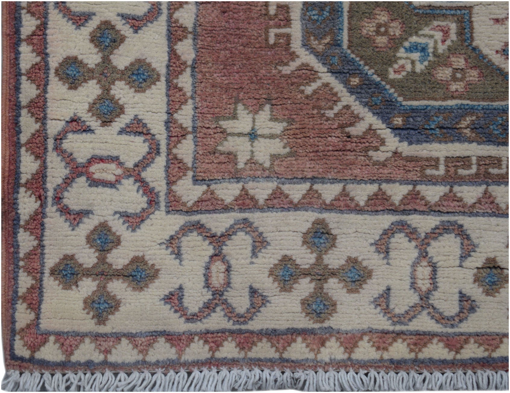 Handmade Afghan Kazakh Hallway Runner | 295 x 80 cm | 9'8" x 2'8" - Najaf Rugs & Textile