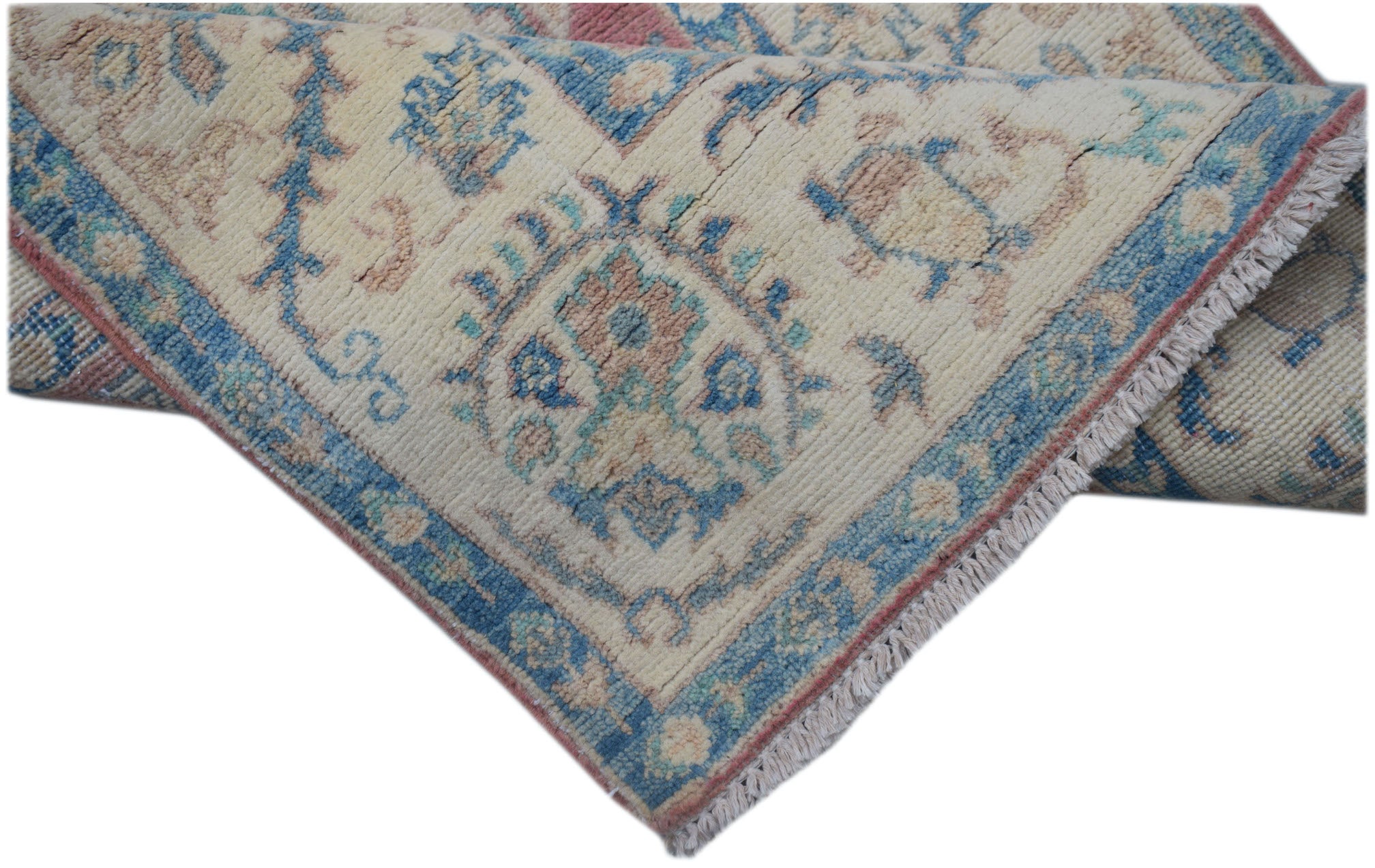 Handmade Afghan Kazakh Hallway Runner | 295 x 80 cm | 9'8" x 2'8" - Najaf Rugs & Textile