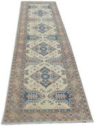 Handmade Afghan Kazakh Hallway Runner | 298 x 77 cm | 9'10" x 2'7" - Najaf Rugs & Textile