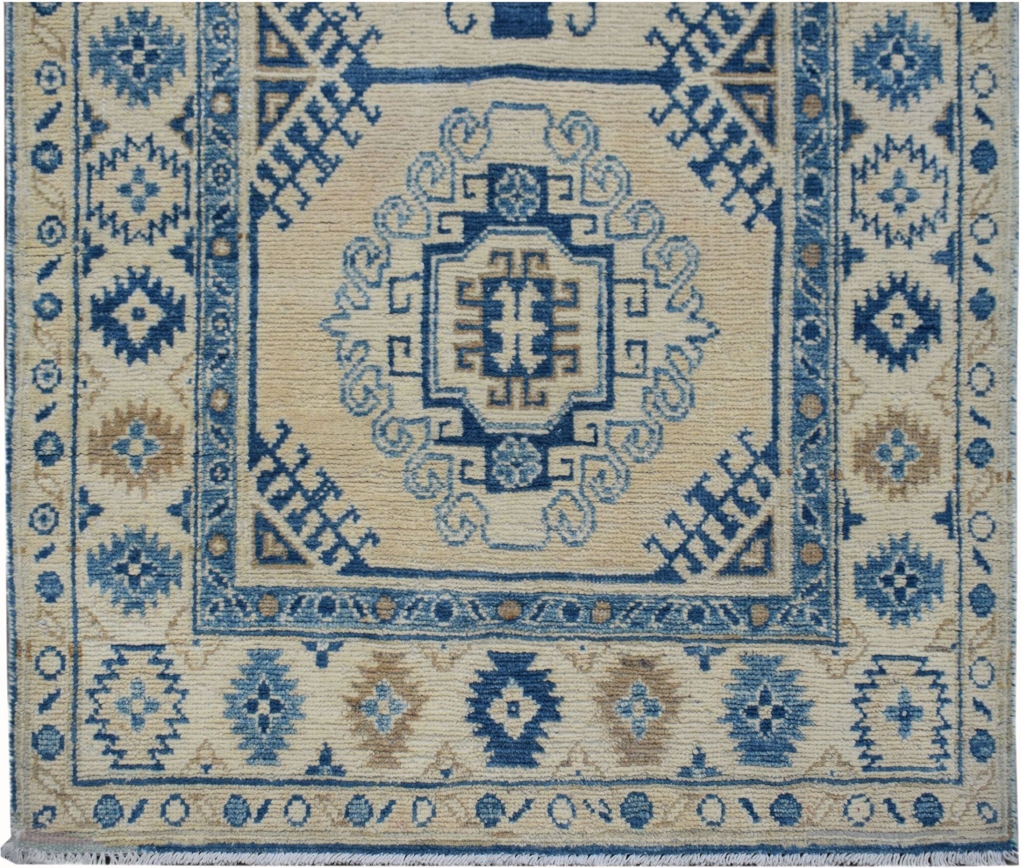 Handmade Afghan Kazakh Hallway Runner | 300 x 79 cm | 9'10" x 2'7" - Najaf Rugs & Textile