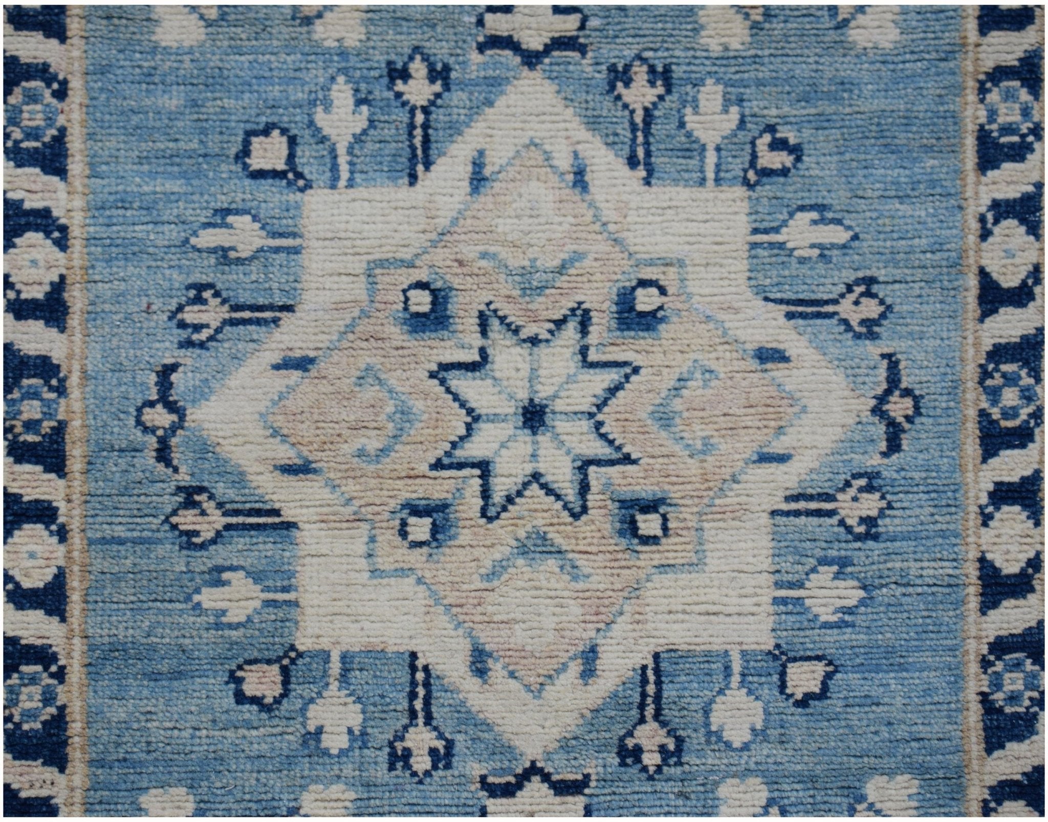 Handmade Afghan Kazakh Hallway Runner | 300 x 80 cm | 9'10" x 2'7" - Najaf Rugs & Textile