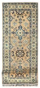 Handmade Afghan Kazakh Hallway Runner | 309 x 83 cm - Najaf Rugs & Textile