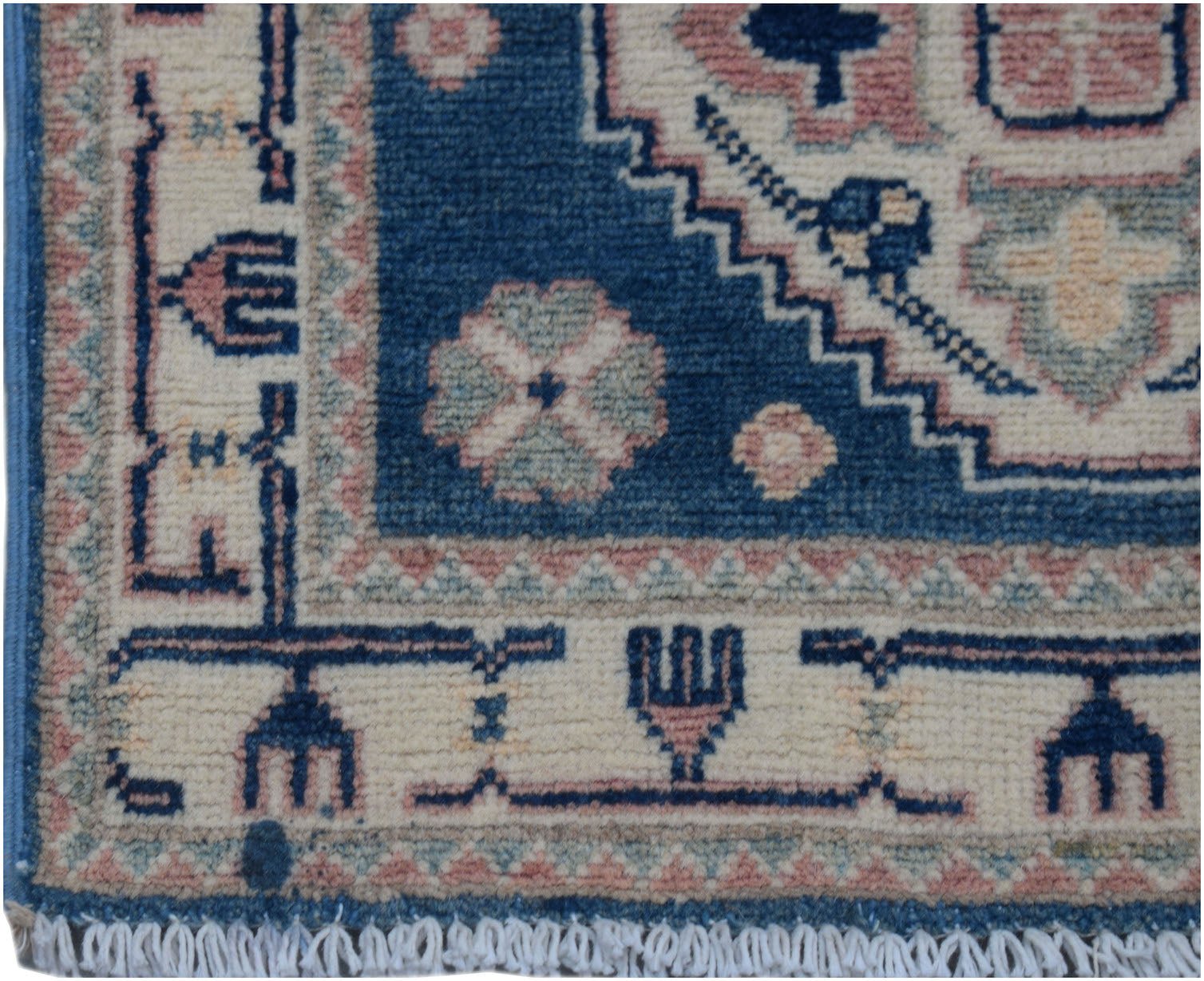 Handmade Afghan Kazakh Hallway Runner | 332 x 65 cm | 10'11" x 2'2" - Najaf Rugs & Textile