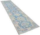 Handmade Afghan Kazakh Hallway Runner | 385 x 83 cm - Najaf Rugs & Textile