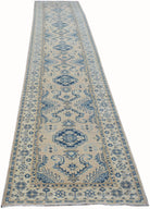 Handmade Afghan Kazakh Hallway Runner | 455 x 81 cm | 14'11" x 2'8" - Najaf Rugs & Textile