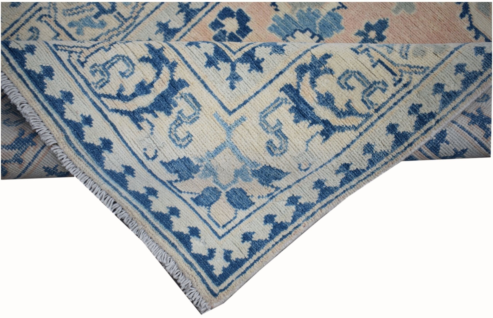 Handmade Afghan Kazakh Hallway Runner | 476 x 88 cm | 18'7" x 2'11" - Najaf Rugs & Textile