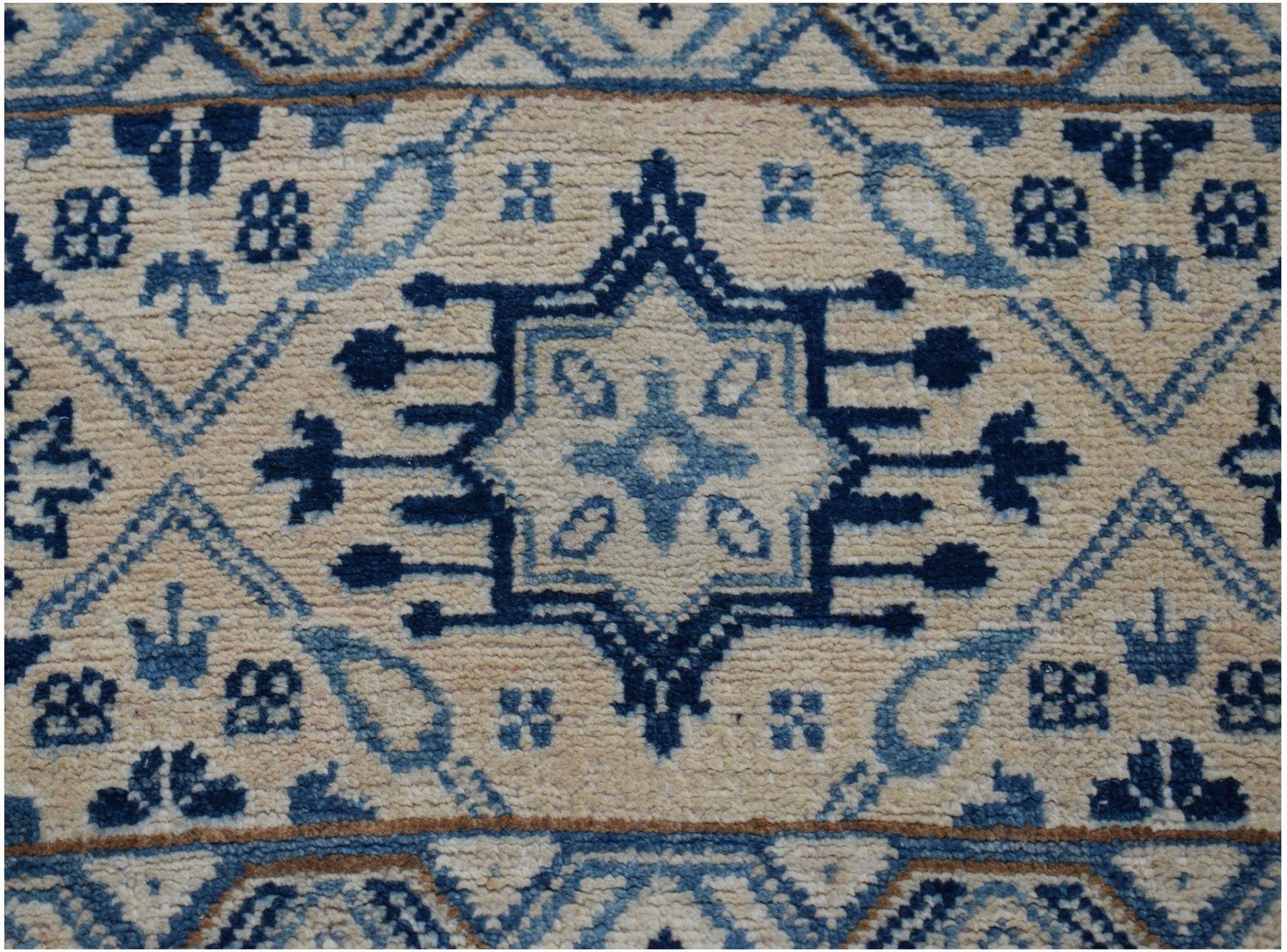 Handmade Afghan Kazakh Hallway Runner | 477 x 79 cm | 15'8" x 2'7" - Najaf Rugs & Textile