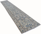 Handmade Afghan Kazakh Hallway Runner | 487 x 80 cm | 16' x 2'7" - Najaf Rugs & Textile