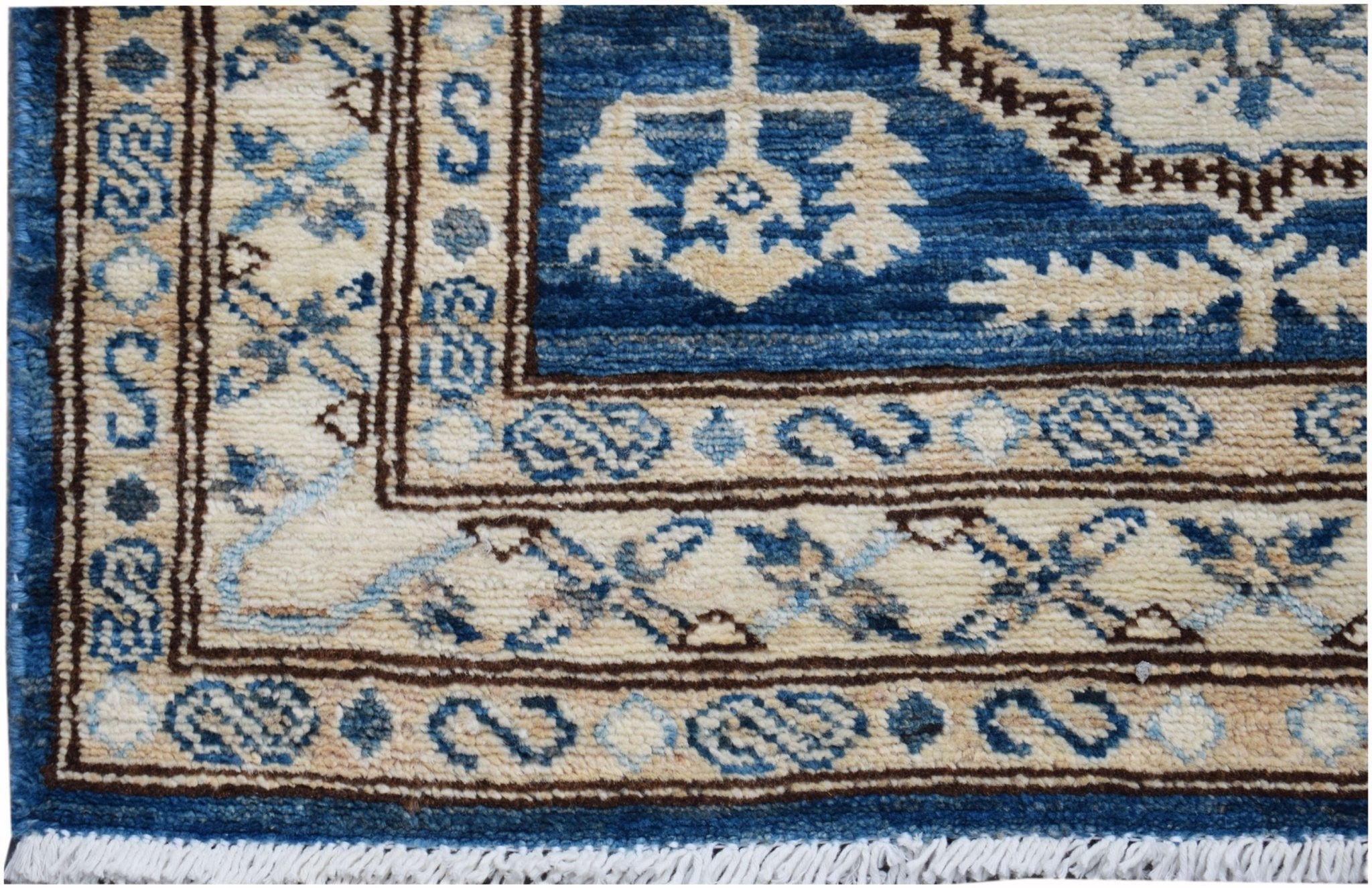 Handmade Afghan Kazakh Hallway Runner | 528 x 73 cm | 17'4" x 2'5" - Najaf Rugs & Textile