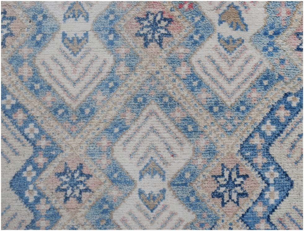 Handmade Afghan Kazakh Hallway Runner | 650 x 87 cm - Najaf Rugs & Textile