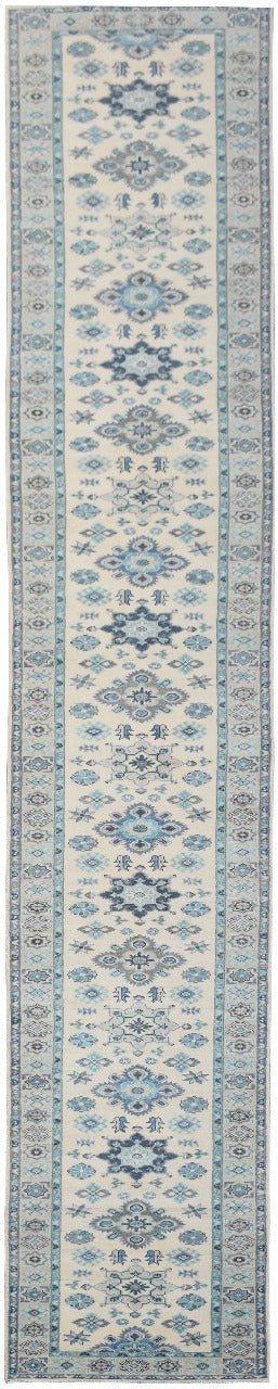 Handmade Afghan Kazakh Hallway Runner | 732 x 80 cm - Najaf Rugs & Textile