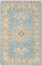 Handmade Afghan Kazakh Rug | 126 x 81 cm - Najaf Rugs & Textile