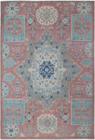 Handmade Afghan Kazakh Rug | 297 x 193 cm | 9'9" x 6'4" - Najaf Rugs & Textile