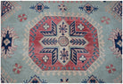 Handmade Afghan Kazakh Rug | 297 x 205 cm | 9'9" x 6'9" - Najaf Rugs & Textile