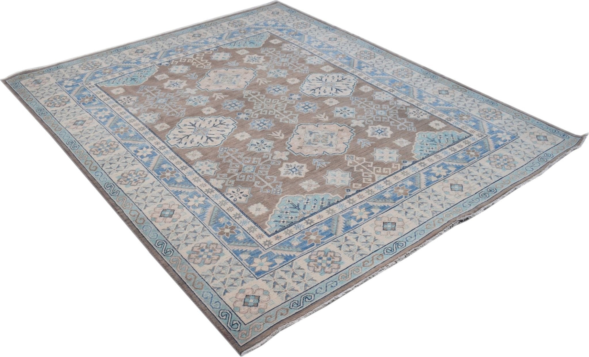 Handmade Afghan Kazakh Rug | 300 x 243 cm - Najaf Rugs & Textile