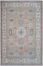 Handmade Afghan Kazakh Rug | 301 x 194 cm | 9'10" x 6'5" - Najaf Rugs & Textile