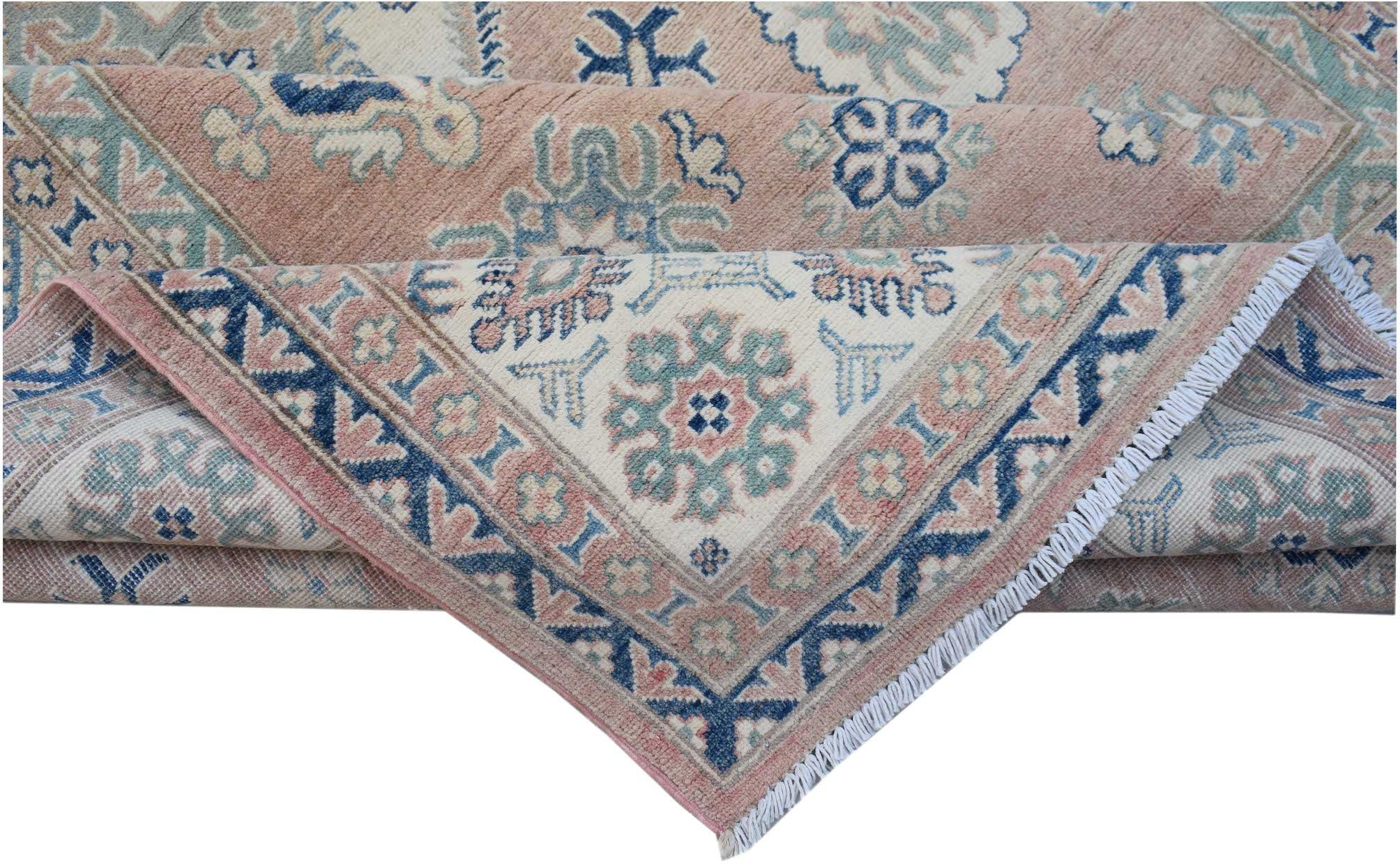 Handmade Afghan Kazakh Rug | 301 x 194 cm | 9'10" x 6'5" - Najaf Rugs & Textile