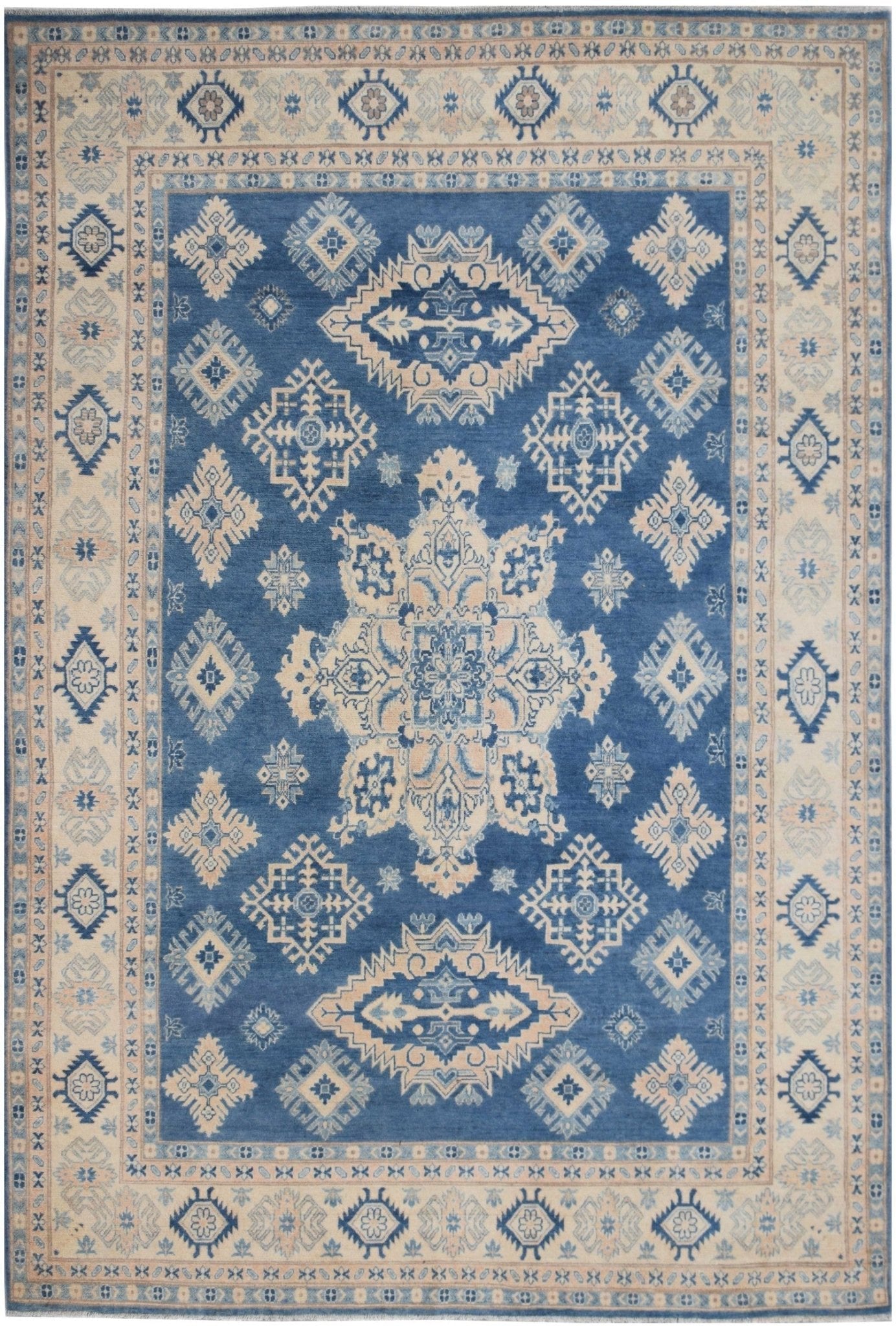 Handmade Afghan Kazakh Rug | 333 x 235 cm | 10'11" x 7'9" - Najaf Rugs & Textile