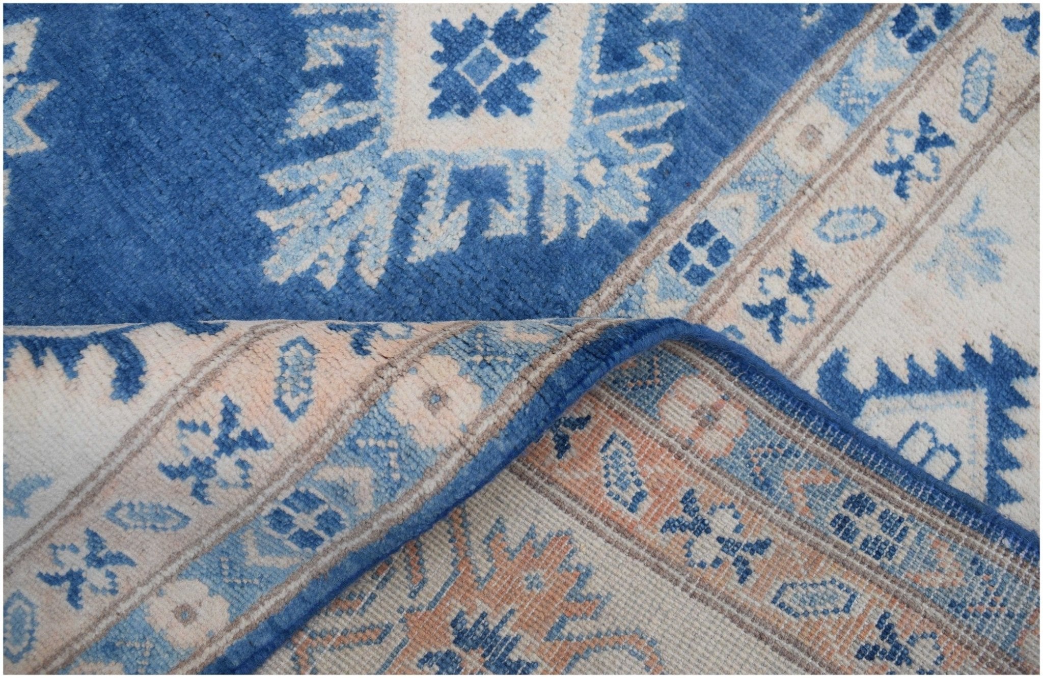 Handmade Afghan Kazakh Rug | 333 x 235 cm | 10'11" x 7'9" - Najaf Rugs & Textile