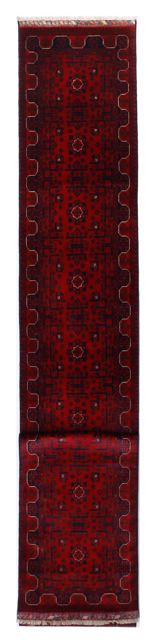 Handmade Afghan Khal Mohammadi Hallway Runner | 679 x 80 cm | 22’4” x 2’8” - Najaf Rugs & Textile