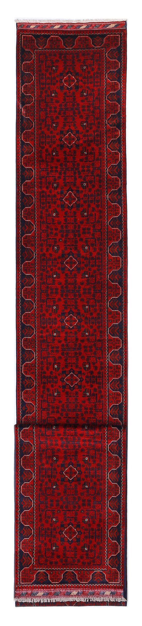 Handmade Afghan Khal Mohammadi Hallway Runner | 683 x 78 cm | 22’5” x 2’7” - Najaf Rugs & Textile