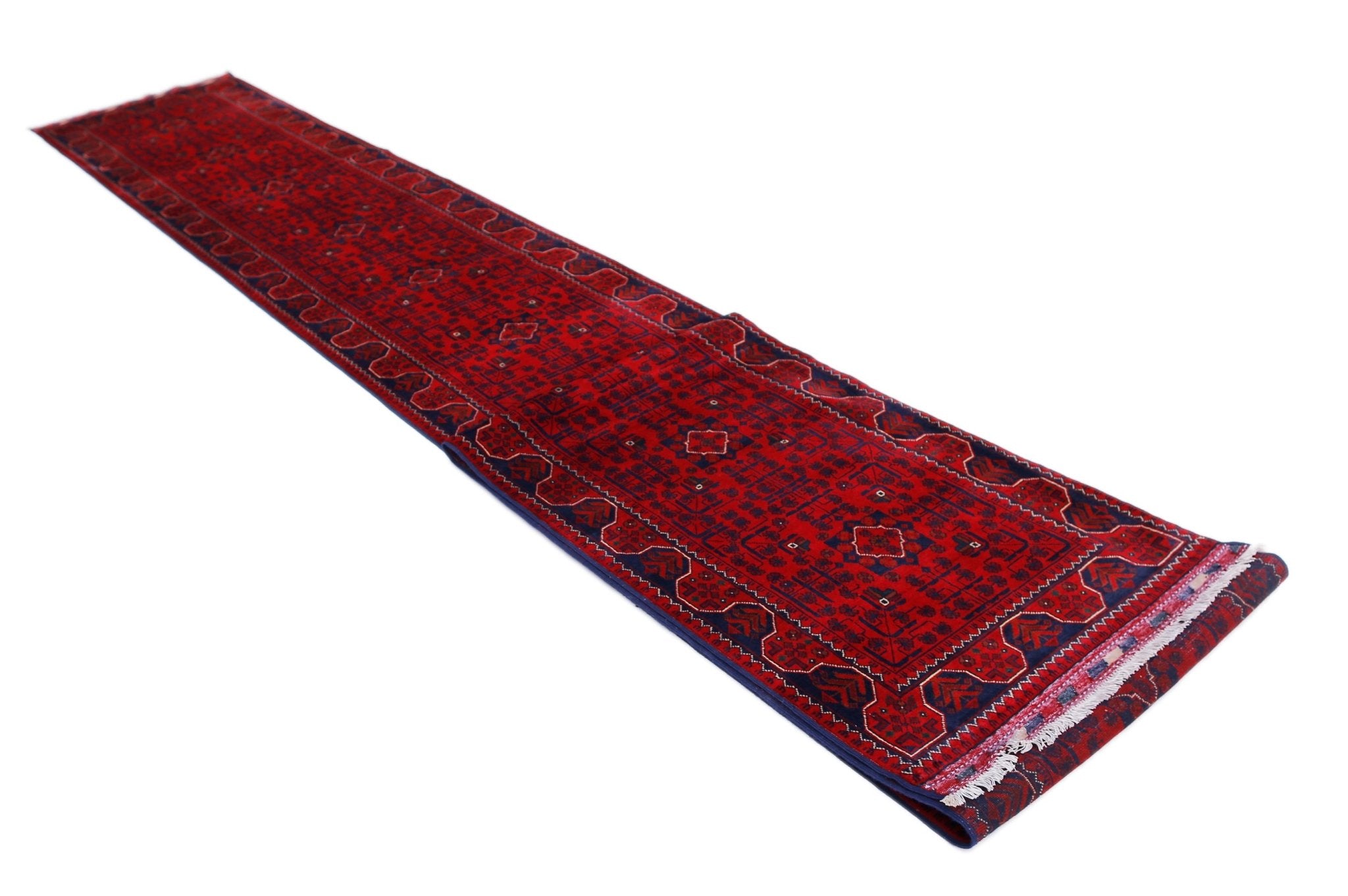 Handmade Afghan Khal Mohammadi Hallway Runner | 683 x 78 cm | 22’5” x 2’7” - Najaf Rugs & Textile