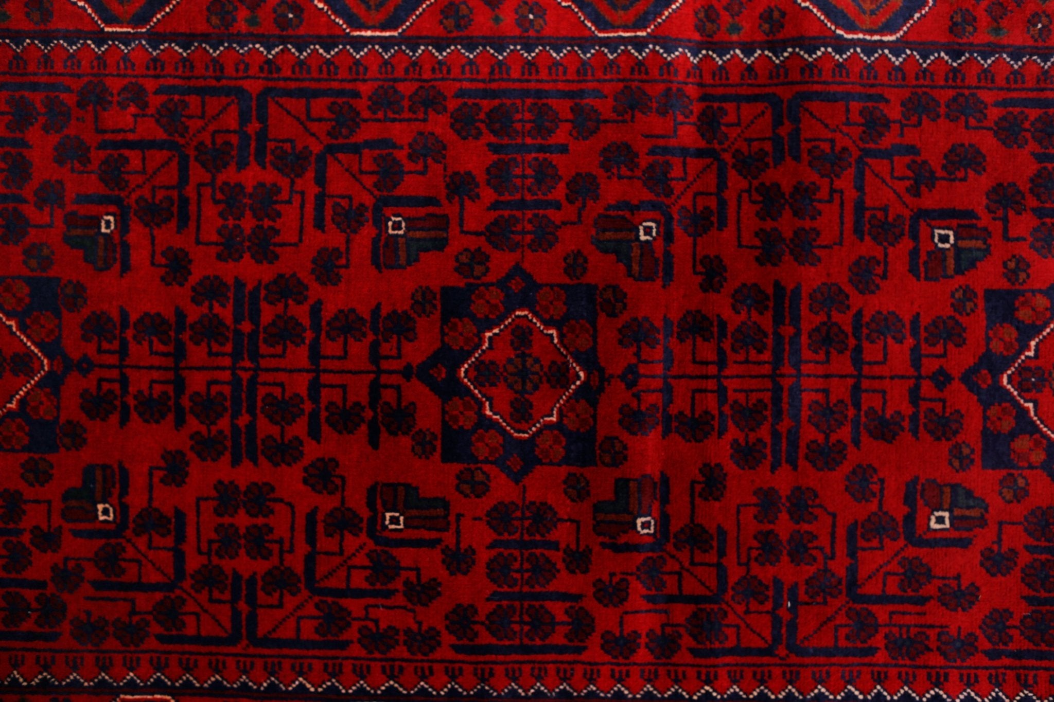 Handmade Afghan Khal Mohammadi Hallway Runner | 683 x 78 cm | 22’5” x 2’7” - Najaf Rugs & Textile