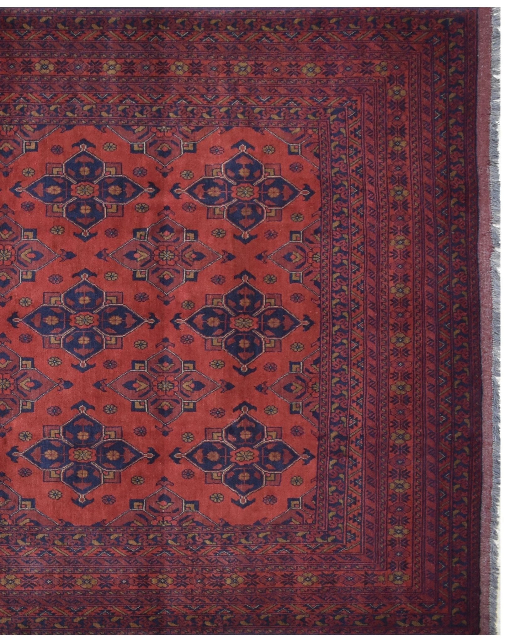 Handmade Afghan Khal Mohammadi Rug | 288 x 200 cm | 9'4" x 6'5" - Najaf Rugs & Textile