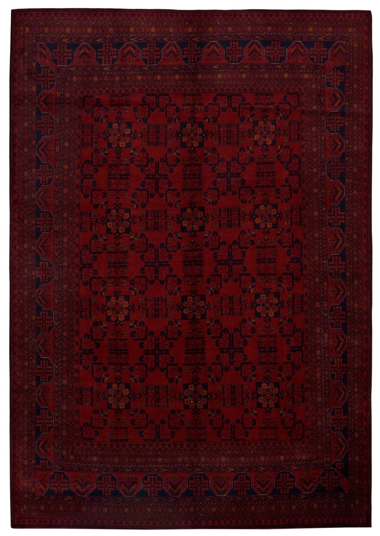 Handmade Afghan Khal Mohammadi Rug | 294 x 204 cm | 9'6" x 6'6" - Najaf Rugs & Textile