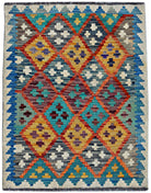 Handmade Afghan Maimana Kilim | 106 x 82 cm | 3'6" x 2'9" - Najaf Rugs & Textile