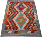 Handmade Afghan Maimana Kilim | 112 x 82 cm | 4'3" x 2'9" - Najaf Rugs & Textile