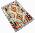 Handmade Afghan Maimana Kilim | 115 x 78 cm | 3'9" x 2'7" - Najaf Rugs & Textile