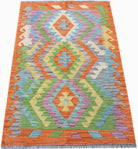 Handmade Afghan Maimana Kilim | 120 x 80 cm | 3'11" x 2'8" - Najaf Rugs & Textile