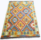 Handmade Afghan Maimana Kilim | 120 x 84 cm | 3'11" x 2'9" - Najaf Rugs & Textile