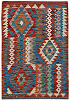 Handmade Afghan Maimana Kilim | 121 x 82 cm | 4' x 2'8" - Najaf Rugs & Textile